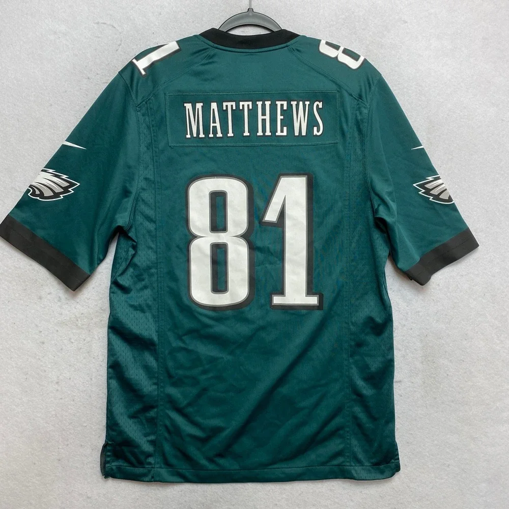 Nike NFL Jersey Mens Medium Green Philadelphia Eagles Jason Avant 81 Football